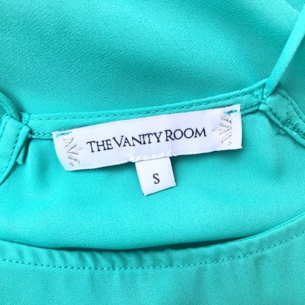 NEW Aqua Ruffled High Low Cami - Picture 3 of 3